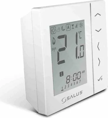Image de SalusRégulateur de température sans fil VS20WRF - Blanc - Précis et facile à installer - Confort optimal