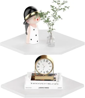 Productafbeelding van Bruine houten hoeklijsten, decoratief, set van 2