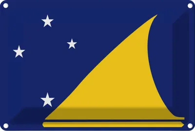Produktbild von vianmo Blechschild 12x18 cm Tokelaus Tokelau Flagge Fahne Wappen