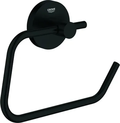 Produktbild von GROHE WC-Papierhalter Essentials ohne Deckel matt black