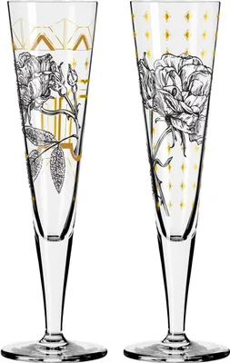 Produktbild von Ritzenhoff GOLDNACHT CHAMPUS 2er Set Champagnerglas #29 & #30 L Hofgärtner WA