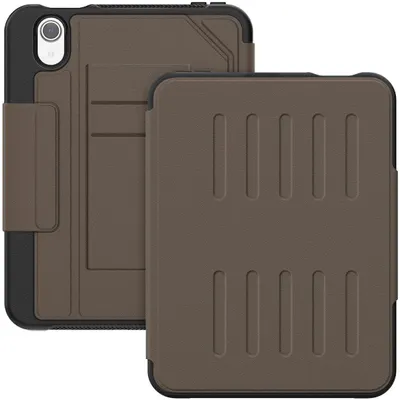 Produktbild von Mobigear Magnetische Schutzhülle für iPad Mini 7 (2024) – Klapphülle mit Stifthalter – Braun
