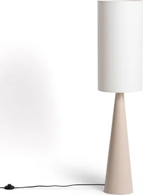 Produktbild von Stehlampe Metall und Stoff Cambaca Beige