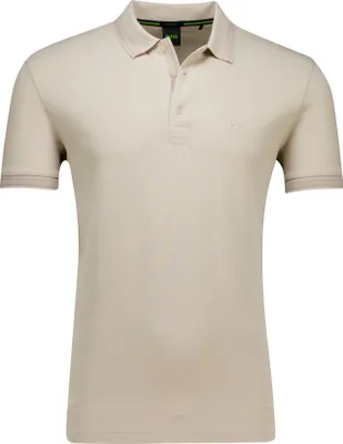 Produktbild von Boss Green Paddy normale Passform einfarbig beige Baumwolle