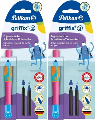 Produktbild von Pelikan Griffix Kugelschreiber für Kinder Rechtshänder Pink