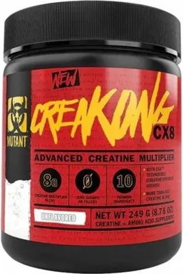 Immagine prodotto di Mutant Creakong CX8 249 g / Creatine e miscele multicomponenti / Miscela di creatina a 3 componenti arricchita con aminoacidi