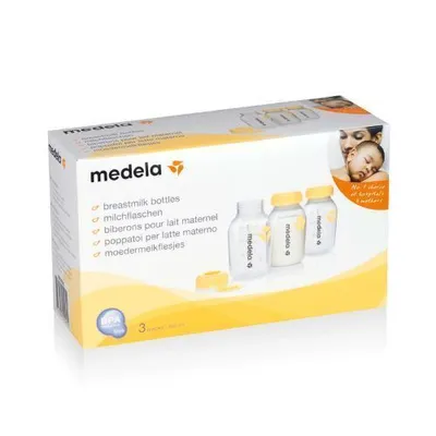 Obrázok produktu pre Medela Plastové fľaše bez cumlíka 150 ml - 3ks