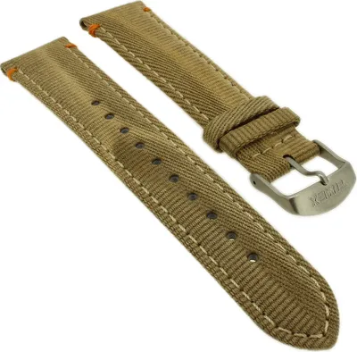 Produktbild von Timex Waterbury > Uhrenarmband 20mm Materialmix beige > TW2R43300