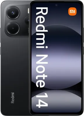 Immagine prodotto di Xiaomi Redmi Note 14, 16,9 cm (6,67"), 2400 x 1080 pixel, 6 GB, 128 GB, 108 MP, Nero