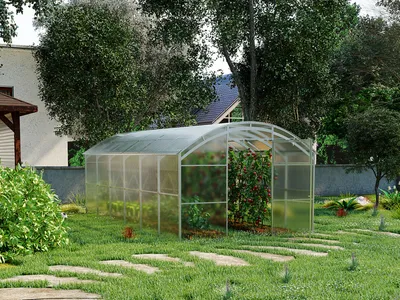 Obrázek produktu pro Polykarbonátový skleník "Gardener" 3x4m z oceli, s 10mm polykarbonátem