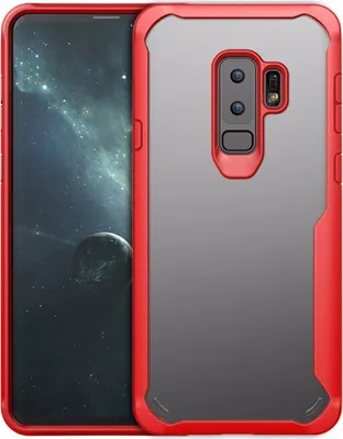 Produktbild von Handytasche für Samsung Galaxy S9 Full Panzer Case Schutz Hülle Cover Rot