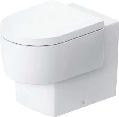 Produktbild von Duravit Stand-WC Balcoon 37x54cm, 4,5 l, riml, Abg wa, we. s-matt