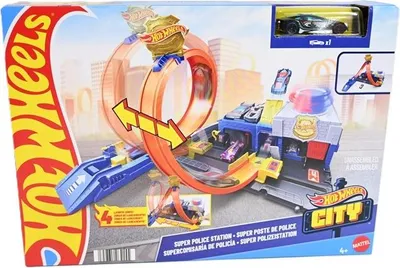 Immagine prodotto di MATTEL HW Stazione di polizia della città loop JBM71 /2