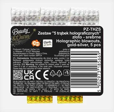 Obrázok produktu pre Holografické trúbky, 5 ks – Godan
