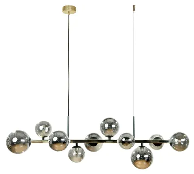 Zdjęcie produktu dla Żyrandol SERENITY złoty 10xG9x8W szkło wym:100x106x30cm IP20 Zuma Line