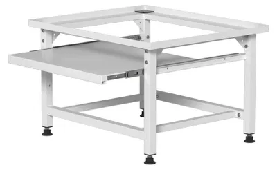 Image de Aopunly Socle pour machine à laver Blanc Socle pour machine à laver 63x54x42cm