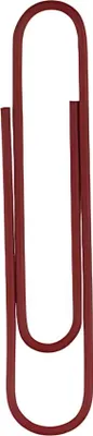Produktbild von Alco Briefklammer Metall kunststoffüberz 50mm rot 100 Stück