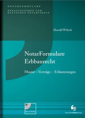 Produktbild von Wilsch, H: NotarFormulare Erbbaurecht