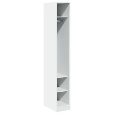 Produktbild von Kleiderschrank Weiß 30x50x200 cm Holzwerkstoff