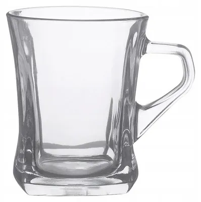 Produktbild von Altom Design GEO Glasbecher mit Henkel 250ml für Kaffee Tee