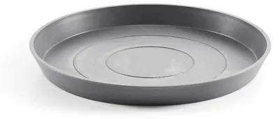 Produktbild von Permapack Ecopots Saucer Round, Untersetzer, Grau, 445 mm, 445 mm, 35 mm, 1,03 kg