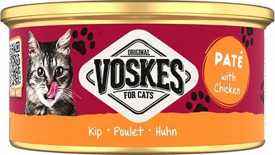 Produktbild von Voskes Hühner-Gelee-Katzenfutter 85g