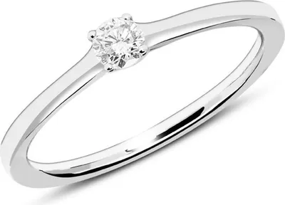 Produktbild von Solitärring 585er Weißgold Diamant