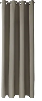 Image de Rideau 140x250 Nerisa beige foncé prêt à poser Eurofirany