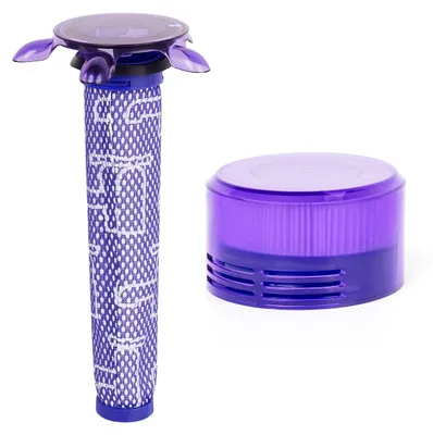Ersatzfilter-Set für Dyson V8, Vor- und Nachfilter, Kunststoff