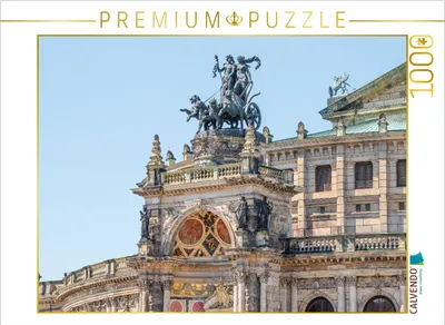 Produktbild von CALVENDO Puzzle Semperoper Dresden | 1000 Teile Lege-Größe 64x48cm Foto-Puzzle für glückliche Stunden