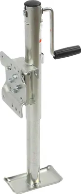 Produktbild von 1200 lbs verstellbarer Anhängerheber mit radseitigem Drehgriff, schwenkbarer Zunge für ATV, UTV, Yachtanhänger, Wohnmobile, niedrige 400–660 mm