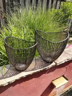 Immagine prodotto di Vaso decorativo in metallo Vaso in ferro - 30 cm
