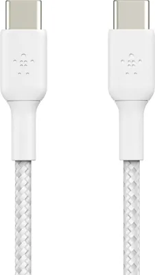 Productafbeelding van Belkin Boost↑Charge™ Braided USB-C naar USB-C kabel - 1 meter - Wit