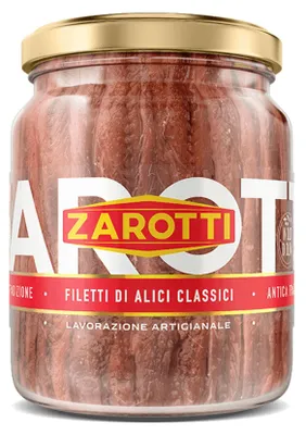 Zdjęcie produktu dla Filety z anchois Zarotti 380 g
