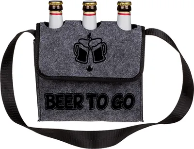 Produktbild von Flaschentasche 3 Flaschen Flaschenträger Bierträger Bier to go Männertasche
