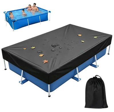 Obrázok produktu pre Obdĺžniková krycia plachta na bazén, 225 x 150 cm, odolná voči poveternostným vplyvom