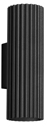 Image de Applique KARBON 20 noir 2xGU10 10W aluminium 20x8.5x6.5cm Sollux Lighting
