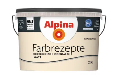 Produktbild von Alpina Farbrezepte Sanftes cremiges Cashmere matt 2,5 L