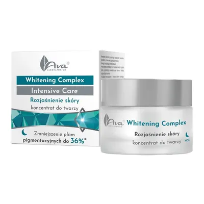 Produktbild von Ava Laboratorium Whitening Complex Intensive Care Rozjaśniający koncentrat do twarzy na noc, 50ml