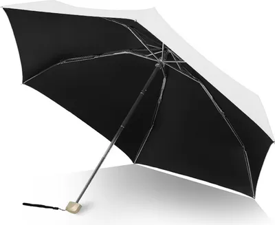 Produktbild von Superleichter, faltbarer Mini-Sonnenschirm mit UV-Schutz, windfest, tragbar und vielseitig verwendbar, weiß