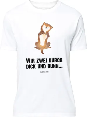 Produktbild von Mr. & Mrs. Panda Größe XL T-Shirt Hund Streicheln - Weiß - Geschenk, Shirt, Hundewelpe, Süß, mit Spruch, Treu, Tshirt, Sprüche, Hunde