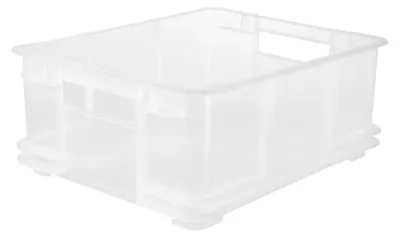 Eurobox L, 20 l, transparent, PP, 43x35x17,5 cm