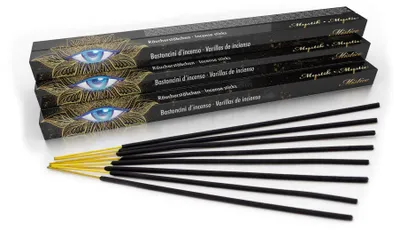 Image de Lot de 80 bâtonnets d'encens mystiques pour rituels ésotériques