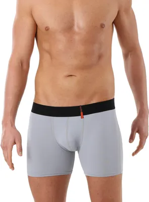 Produktbild von Retro Shorts Boxershorts Mikrofaser Grau