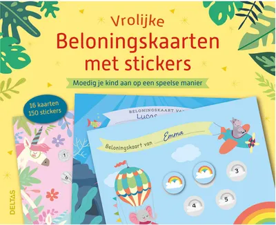 Zdjęcie produktu dla Deltas fröhliche Belohnungskarten mit Aufklebern