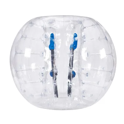 Obrázek produktu pro Nafukovací míč Bump Ball Bumper - míč pro srážky s lidmi - 1 ks, průhledný, 1,5 m x 1,2 m - PVC skákací míč pro venkovní aktivity.