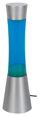 Produktbild von Rabalux MINKA, Lavalampe, Blau, Silber, Glas, Metall, IP20, II, 1 Glühbirne(n)
