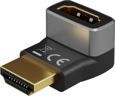 Produktbild von Goobay 72009, HDMI Typ A (Standard), HDMI Typ A (Standard), Weiblich, Männlich, Abgewinkelt, Gerade