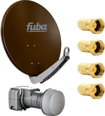 Produktbild von Fuba DAA 650 B Satellitenantenne 65 cm Aluminium Braun DEK 217 Twin LNB