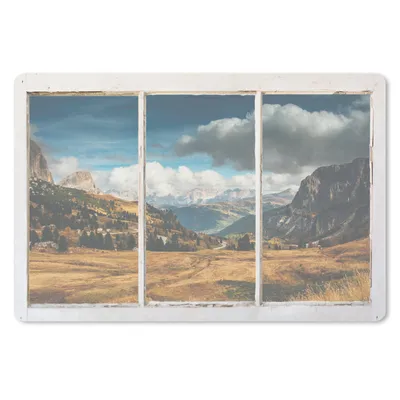 Produktbild von MuchoWow® Mauspad Mousepad Aussicht - Landschaft - Hügel 27x18 cm - Mousepads - Maus Mat - Pad - Mausunterlage - Büroartikel - Desk Matten